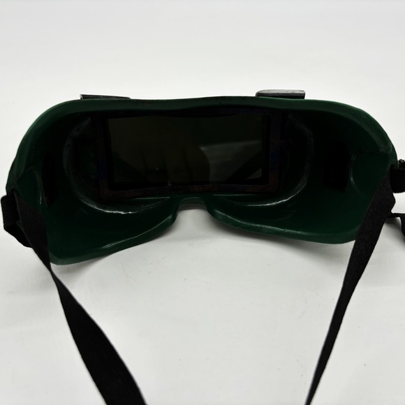 Vtg North Cyclops II Welding Goggles Green Flexible Head Band Safety Eye Plasma - Picture 3 of 6
